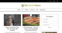 Desktop Screenshot of myhealthmaven.com